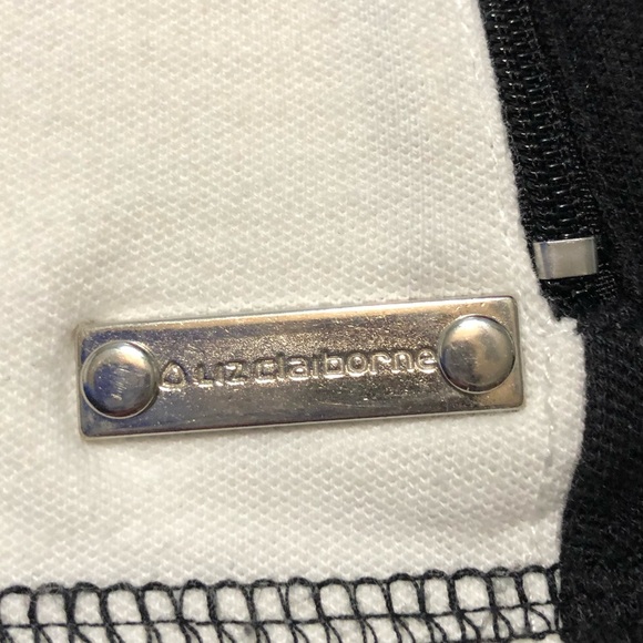 White and Black Classics by Liz Claiborne Zip Hoodie - Picture 2 of 3